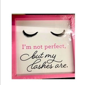 Framed wall hanging sign